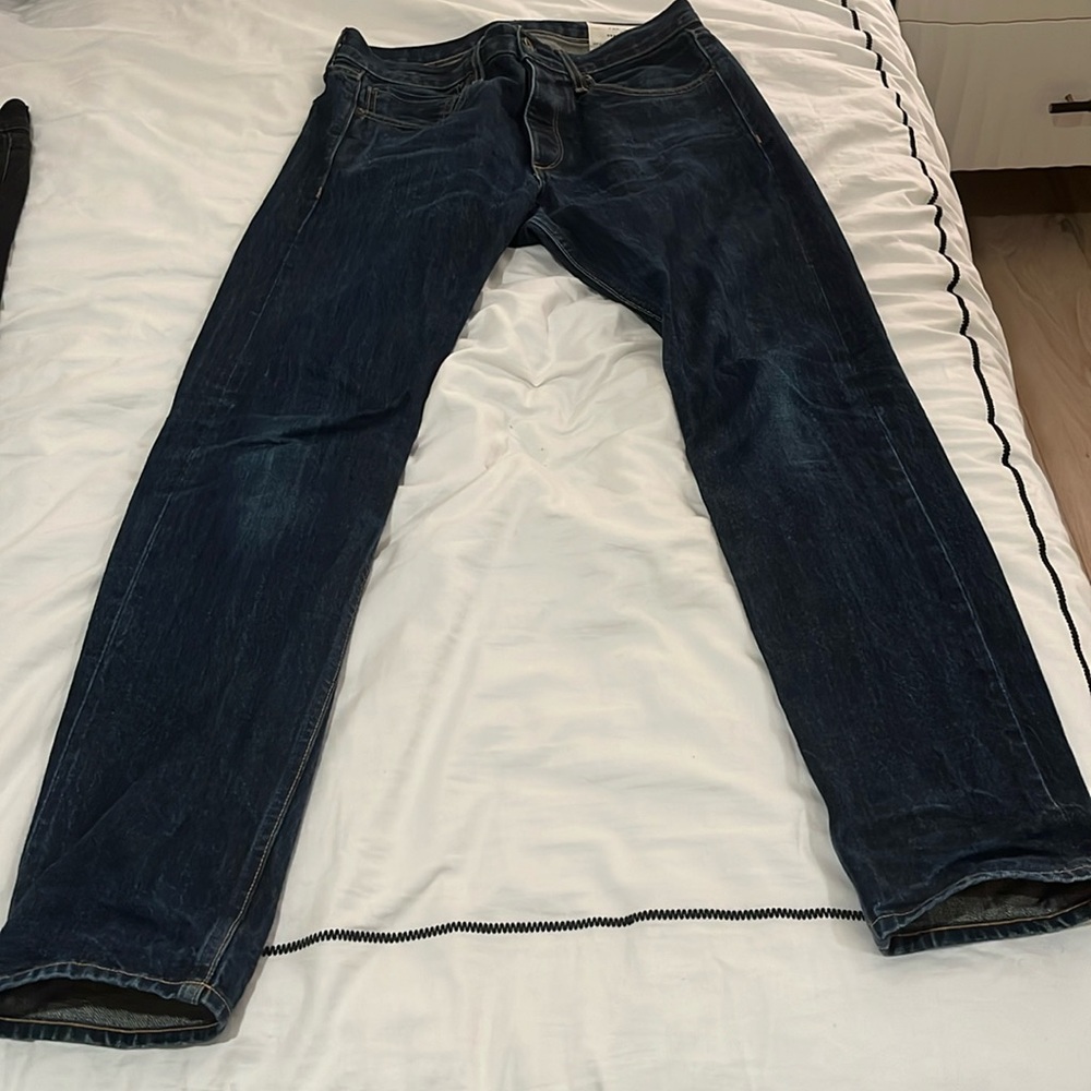 Rag & bone standard issue fit 2 slim leg 31 waist olive resin jeans